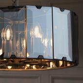szurke uveg csillar kerek modern elegans lampa etterem etkezo nappali haloszoba vilagitas.jpg